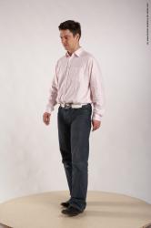 Casual Man White Standing poses - ALL Average Short Brown Standing poses - simple Academic