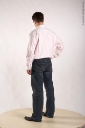 Casual Man White Standing poses - ALL Average Short Brown Standing poses - simple Academic