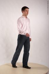 Casual Man White Standing poses - ALL Average Short Brown Standing poses - simple Academic