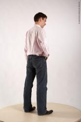 Casual Man White Standing poses - ALL Average Short Brown Standing poses - simple Academic