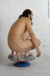 Nude Man Asian Standing poses - ALL Slim Bald Black Standing poses - simple Realistic