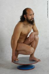 Nude Man Asian Standing poses - ALL Slim Bald Black Standing poses - simple Realistic