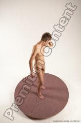 Nude Man White Standing poses - ALL Slim Short Brown Standing poses - simple Multi angles poses Realistic