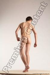 Nude Man White Standing poses - ALL Slim Short Brown Standing poses - simple Multi angles poses Realistic