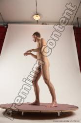 Nude Man White Standing poses - ALL Slim Short Brown Standing poses - simple Multi angles poses Realistic