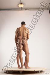 Nude Woman - Man Another Standing poses - ALL Slim Short Brown Standing poses - simple Multi angles poses Realistic