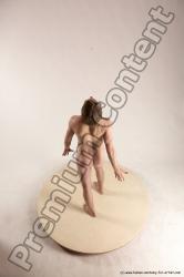 Nude Man White Standing poses - ALL Slim Short Brown Standing poses - simple Multi angles poses Realistic