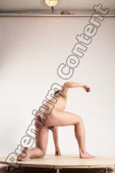 Nude Man White Kneeling poses - ALL Average Short Brown Kneeling poses - on one knee Multi angles poses Realistic