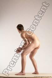 Nude Man White Standing poses - ALL Slim Short Brown Standing poses - simple Multi angles poses Realistic