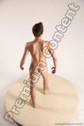 Nude Man White Standing poses - ALL Slim Short Brown Standing poses - simple Multi angles poses Realistic