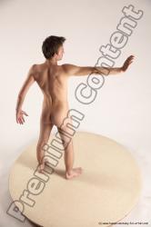 Nude Man White Standing poses - ALL Slim Short Brown Standing poses - simple Multi angles poses Realistic