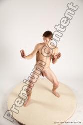 Nude Man White Standing poses - ALL Slim Short Brown Standing poses - simple Multi angles poses Realistic