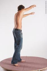 Casual Man White Standing poses - ALL Slim Short Brown Standing poses - simple Academic