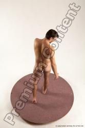 Nude Man White Standing poses - ALL Slim Short Brown Standing poses - simple Multi angles poses Realistic