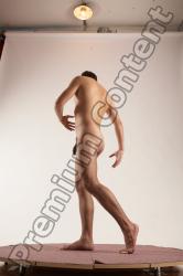 Nude Man White Standing poses - ALL Slim Short Brown Standing poses - simple Multi angles poses Realistic