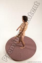 Nude Man White Standing poses - ALL Slim Short Brown Standing poses - simple Multi angles poses Realistic