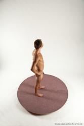 Nude Man White Standing poses - ALL Athletic Short Brown Standing poses - simple Multi angles poses Realistic