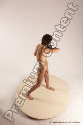 Nude Fighting with submachine gun Man White Standing poses - ALL Slim Short Brown Standing poses - simple Multi angles poses Realistic Fighting poses - ALL