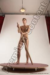 Nude Man White Standing poses - ALL Slim Short Brown Standing poses - simple Multi angles poses Realistic