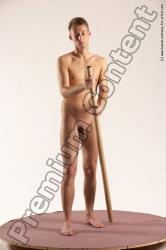 Nude Man White Standing poses - ALL Slim Short Brown Standing poses - simple Multi angles poses Realistic