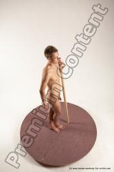 Nude Man White Standing poses - ALL Slim Short Brown Standing poses - simple Multi angles poses Realistic