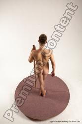 Nude Man White Standing poses - ALL Slim Short Brown Standing poses - simple Multi angles poses Realistic