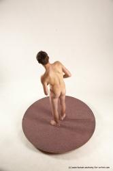 Nude Man White Standing poses - ALL Slim Short Brown Standing poses - simple Multi angles poses Realistic