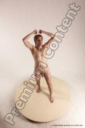 Nude Man White Standing poses - ALL Slim Short Brown Standing poses - simple Multi angles poses Realistic