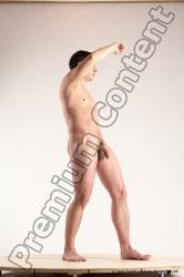 Nude Man White Standing poses - ALL Average Short Brown Standing poses - simple Multi angles poses Realistic