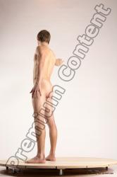 Nude Man White Standing poses - ALL Athletic Short Brown Standing poses - simple Multi angles poses Realistic