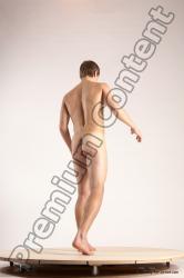 Nude Man White Standing poses - ALL Athletic Short Brown Standing poses - simple Multi angles poses Realistic