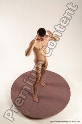 Nude Man White Standing poses - ALL Slim Short Brown Standing poses - simple Multi angles poses Realistic