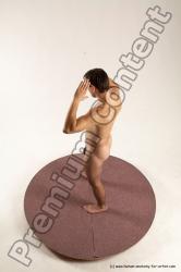 Nude Man White Standing poses - ALL Slim Short Brown Standing poses - simple Multi angles poses Realistic