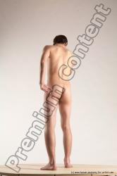 Nude Man White Standing poses - ALL Athletic Short Brown Standing poses - simple Multi angles poses Realistic