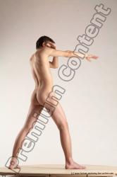 Nude Man White Standing poses - ALL Athletic Short Brown Standing poses - simple Multi angles poses Realistic