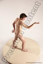 Nude Man White Standing poses - ALL Athletic Short Brown Standing poses - simple Multi angles poses Realistic