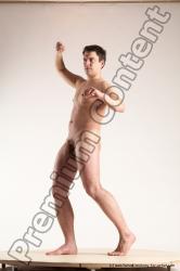 Nude Man White Standing poses - ALL Average Short Brown Standing poses - simple Multi angles poses Realistic