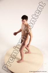 Nude Man White Standing poses - ALL Average Short Brown Standing poses - simple Multi angles poses Realistic