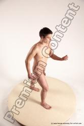 Nude Man White Standing poses - ALL Average Short Brown Standing poses - simple Multi angles poses Realistic