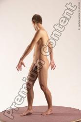 Nude Man White Standing poses - ALL Slim Short Brown Standing poses - simple Multi angles poses Realistic