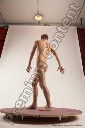 Nude Man White Standing poses - ALL Slim Short Brown Standing poses - simple Multi angles poses Realistic