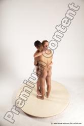 Nude Woman - Man Another Standing poses - ALL Slim Short Brown Standing poses - simple Multi angles poses Realistic