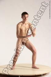 Nude Man White Standing poses - ALL Slim Short Brown Standing poses - simple Multi angles poses Realistic