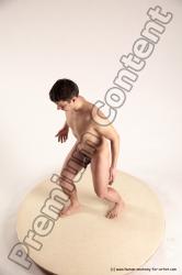 Nude Man White Standing poses - ALL Average Short Brown Standing poses - simple Multi angles poses Realistic