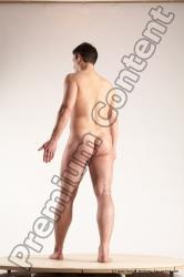 Nude Man White Standing poses - ALL Average Short Brown Standing poses - simple Multi angles poses Realistic