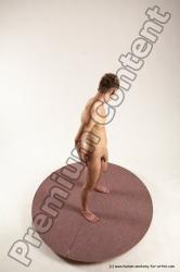 Nude Man White Standing poses - ALL Slim Short Brown Standing poses - simple Multi angles poses Realistic