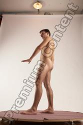 Nude Man White Standing poses - ALL Slim Short Brown Standing poses - simple Multi angles poses Realistic