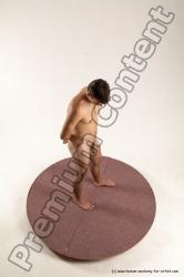 Nude Man White Standing poses - ALL Slim Short Brown Standing poses - simple Multi angles poses Realistic