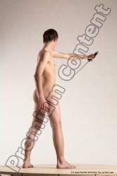 Nude Fighting with sword Man White Standing poses - ALL Athletic Short Brown Standing poses - simple Multi angles poses Realistic