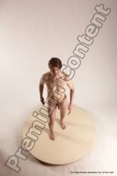 Nude Man White Standing poses - ALL Slim Short Brown Standing poses - simple Multi angles poses Realistic